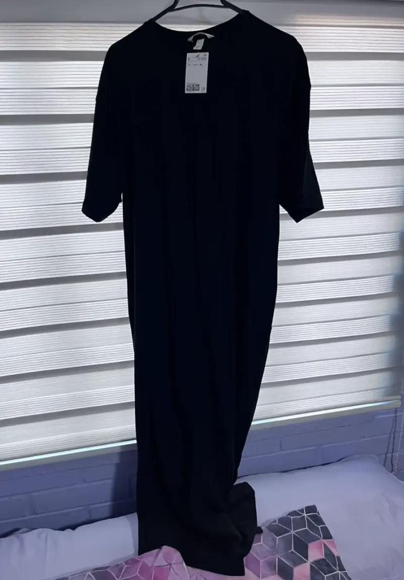Vestido negro largo nuevo