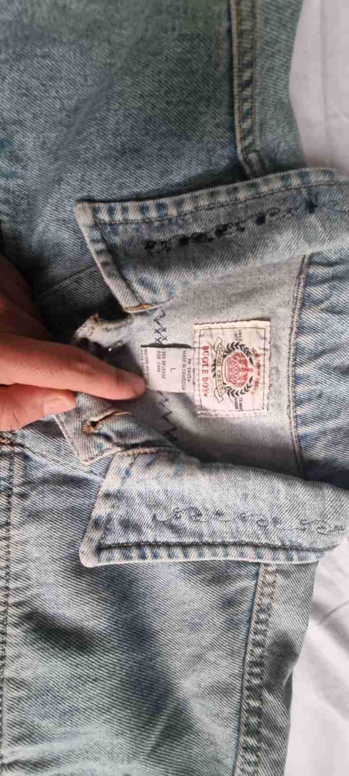 Chaqueta de mezclilla azul claro - 3