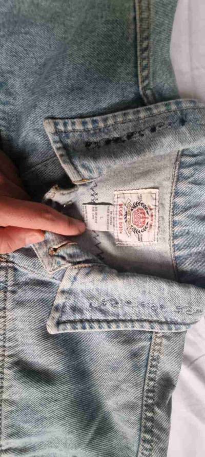 Chaqueta de mezclilla azul claro - miniatura 3