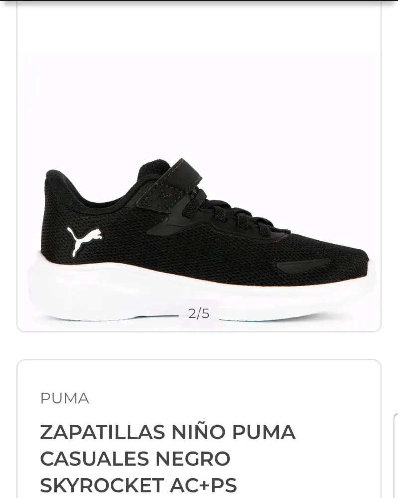 Zapatillas deportivas negras Puma - 3