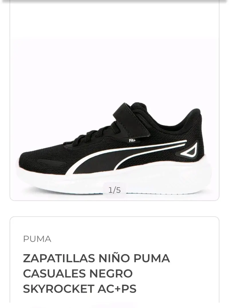 Zapatillas deportivas negras Puma - 4