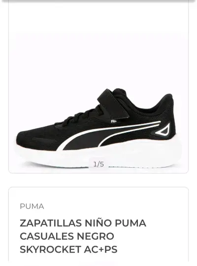 Zapatillas deportivas negras Puma - miniatura 4