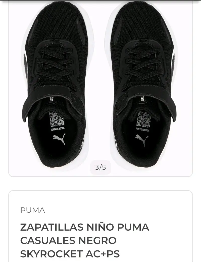 Zapatillas deportivas negras Puma - 5
