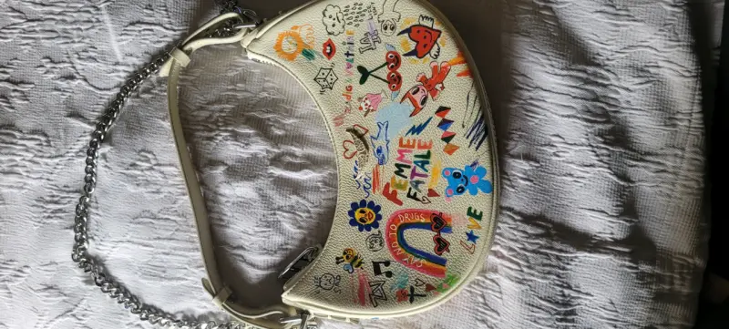 Cartera con diseño ilustrado zadig voltaire