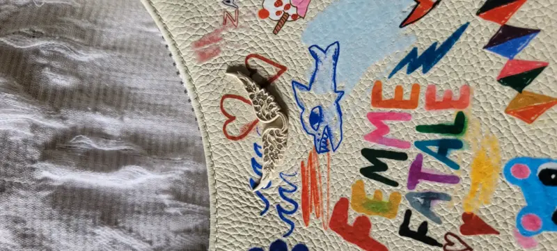 Cartera con diseño ilustrado zadig voltaire - 2