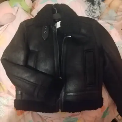 Chaqueta negra Aviador - miniatura 1