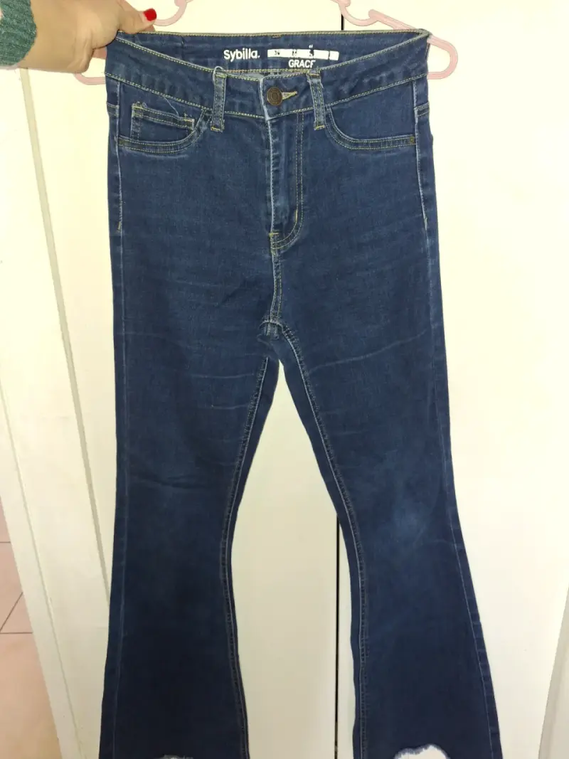 Jeans azules acampanados Sybilla - 2
