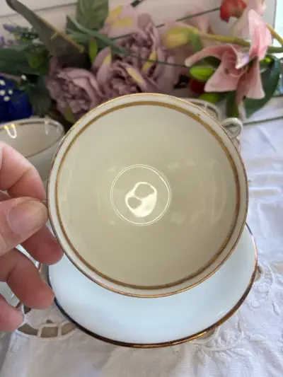 Juego de tazas de cafe porcelana - miniatura 2