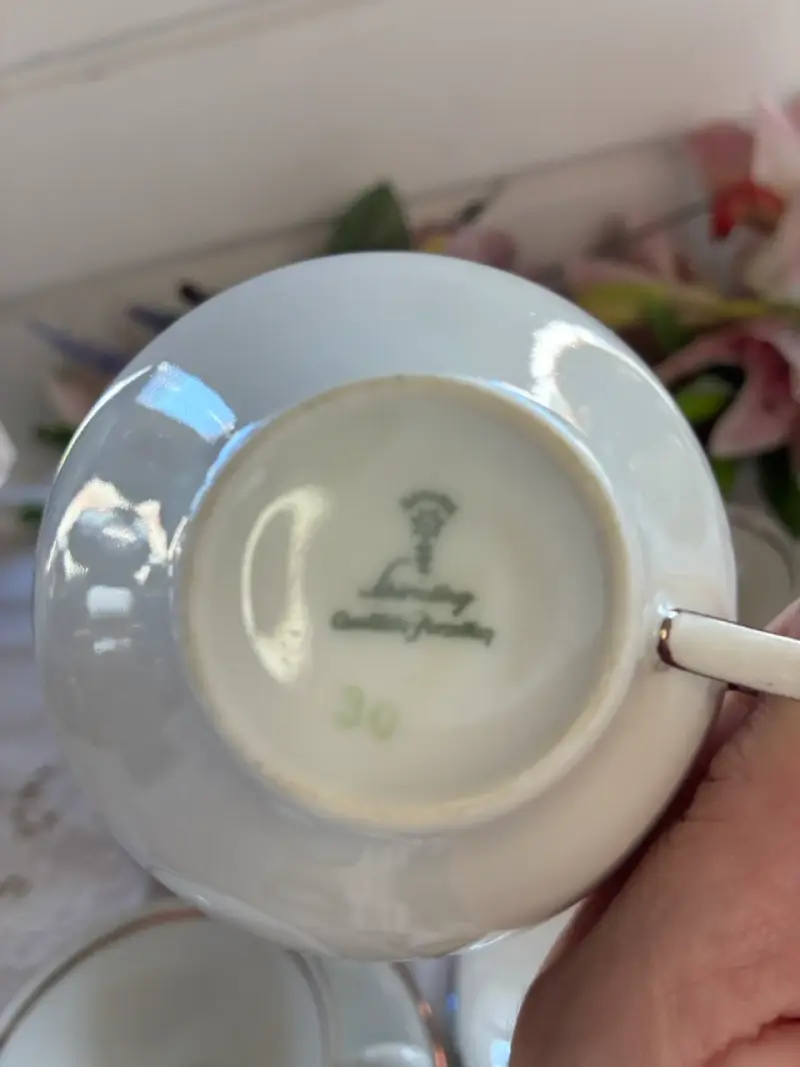 Juego de tazas de cafe porcelana - 3