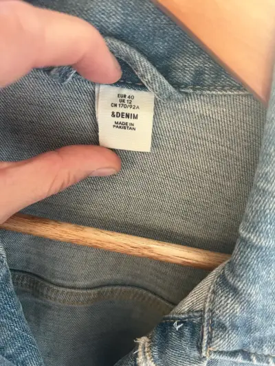 Chaqueta de mezclilla azul - miniatura 2
