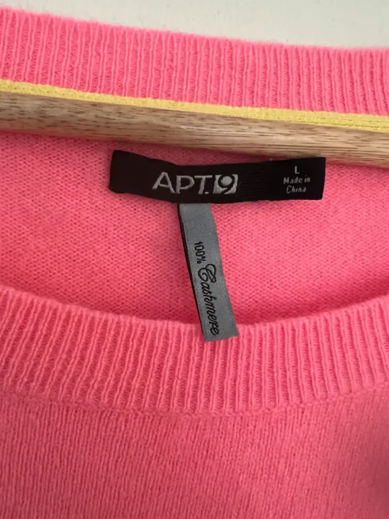 Suéter rosa APT.9 de cashmere - 1