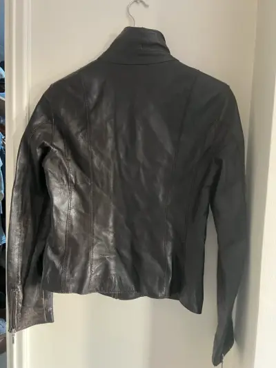 Chaqueta de cuero Zara Vintage - miniatura 1