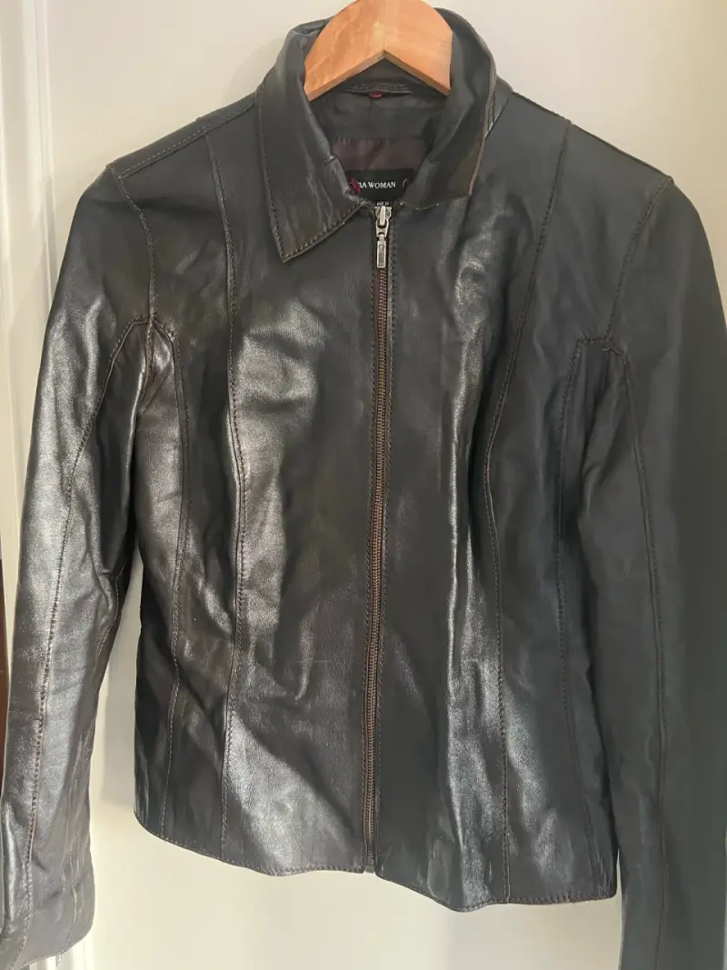 Chaqueta de cuero Zara Vintage - 3