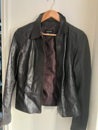 Chaqueta de cuero Zara Vintage - miniatura 4