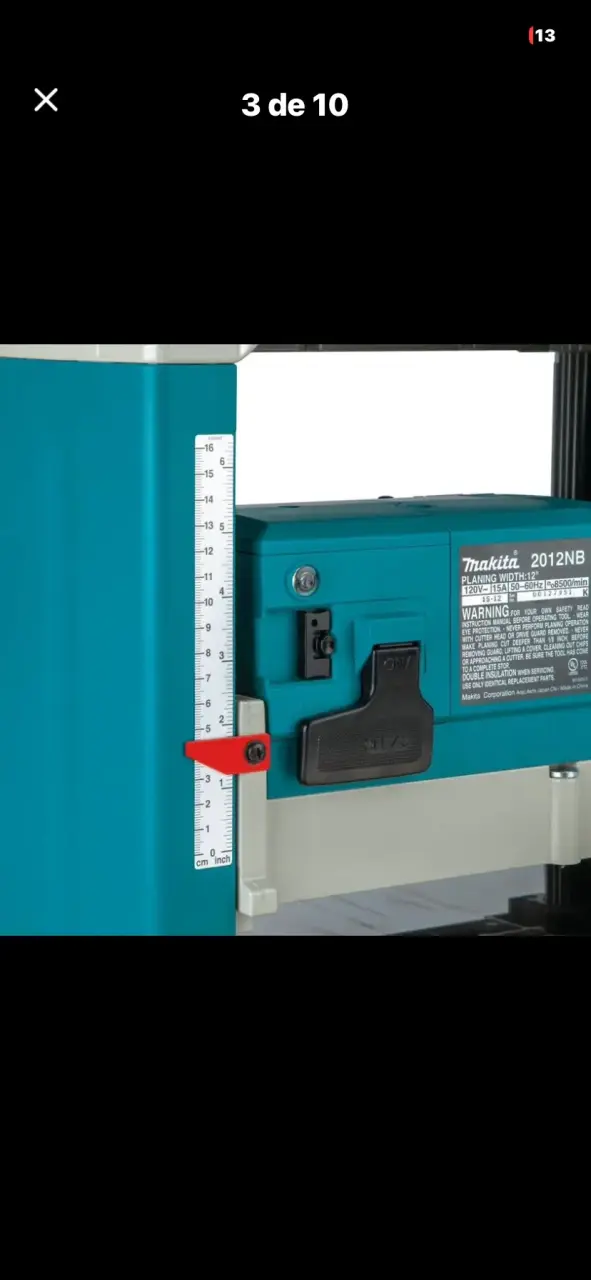 Cepillo eléctrico Makita 2012NB - 5
