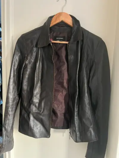 Chaqueta de cuero Zara Vintage - miniatura 5