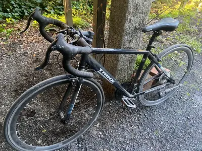 Bicicleta de carrera Trinx Tempo negra - miniatura 2