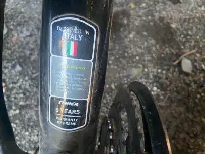 Bicicleta de carrera Trinx Tempo negra - miniatura 6