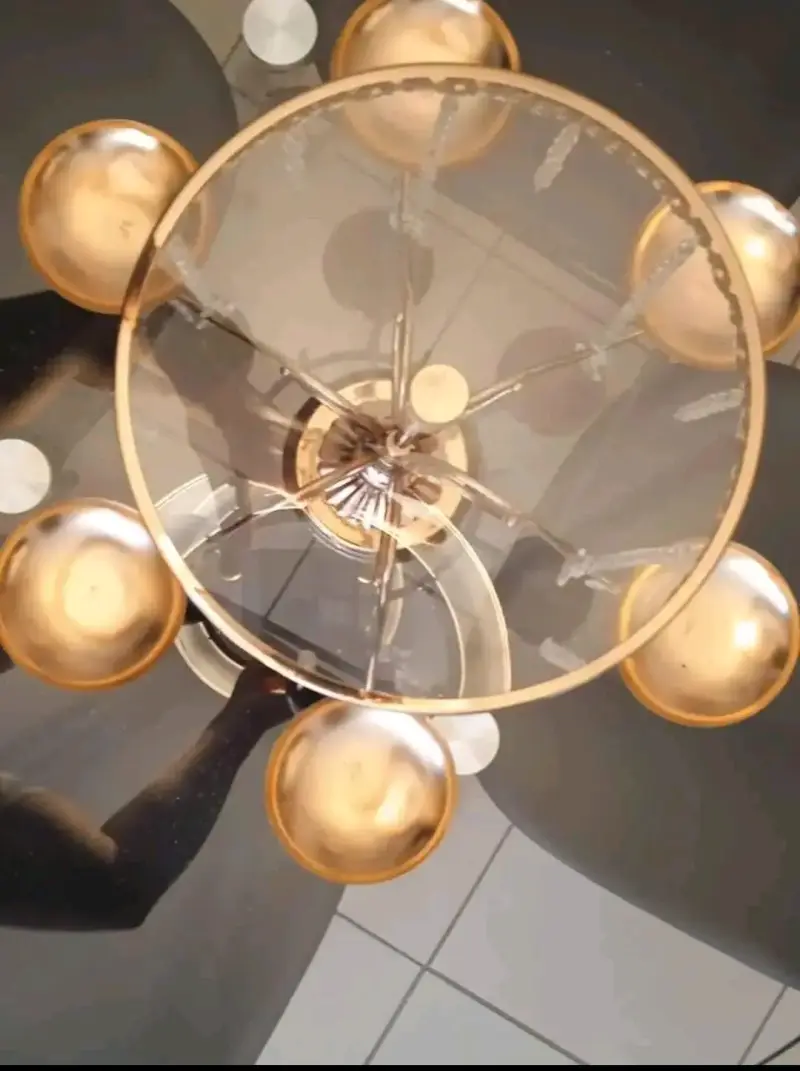 Candelabro dorado decorativo - 3