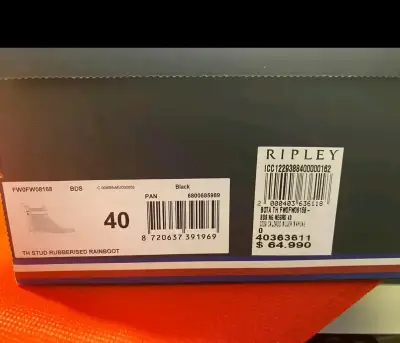 Botas negras Tommy Hilfiger - miniatura 2