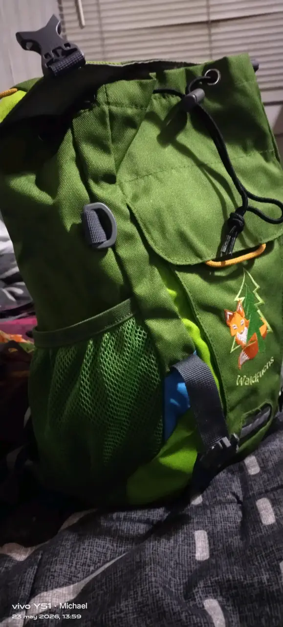 Mochila verde Deuter infantil - 2
