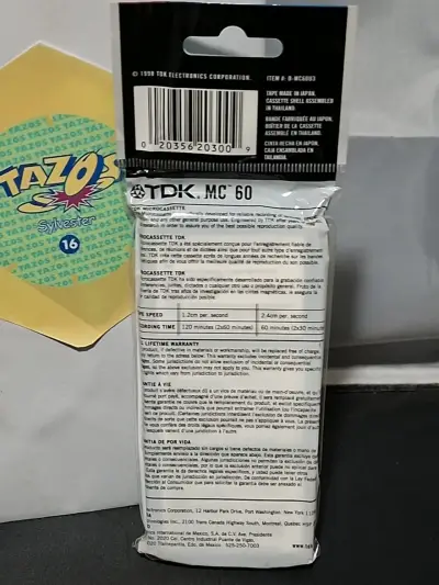 Pack de microcassettes TDK MC60 - miniatura 2