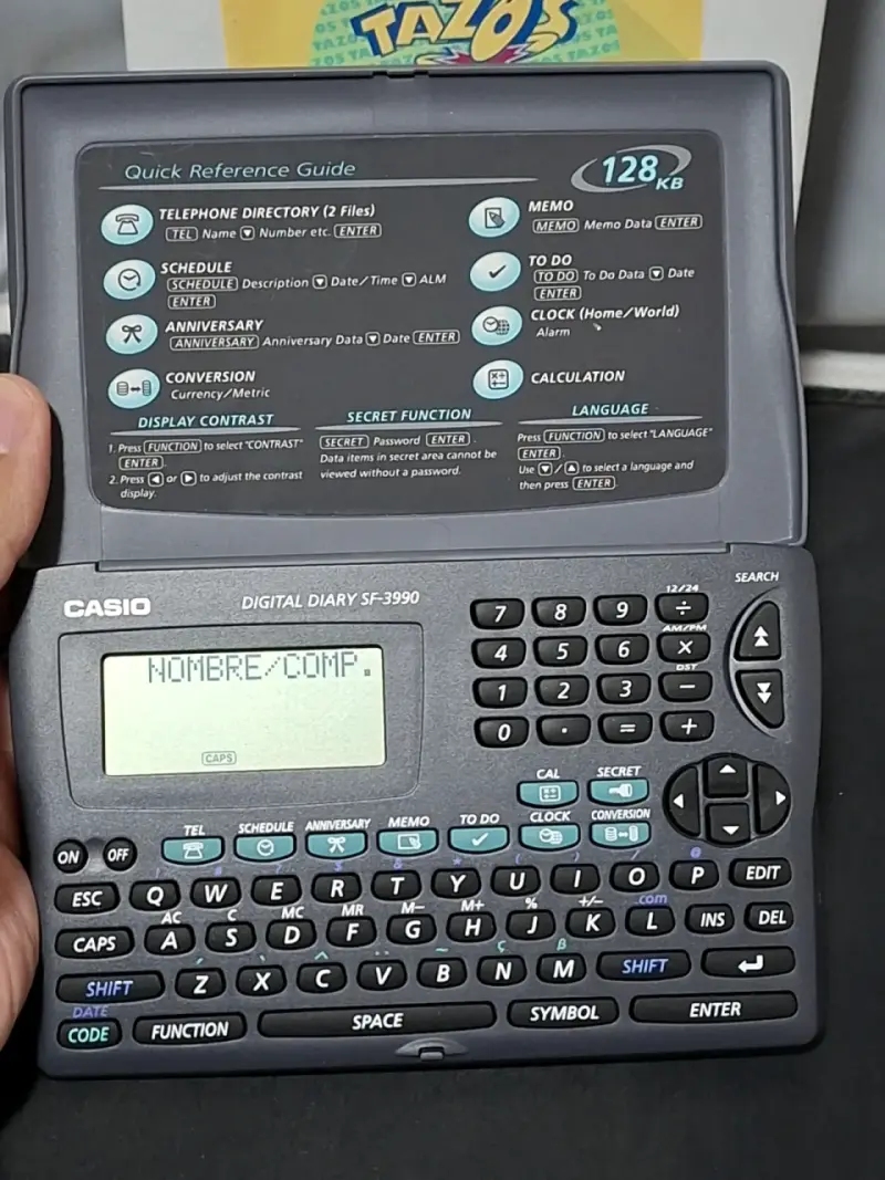 Agenda Digital Casio SF-3990 - 2