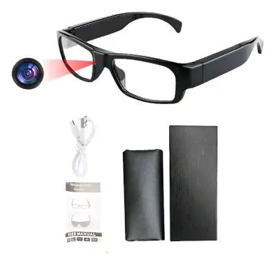 Lentes Gafas Camara Oculta Espía Hd 1080p - miniatura 1