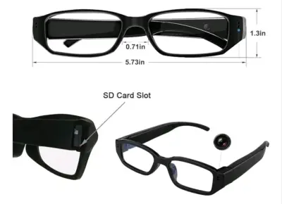 Lentes Gafas Camara Oculta Espía Hd 1080p - miniatura 2