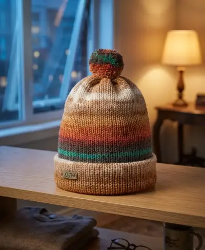 Gorro de lana multicolor - miniatura 1