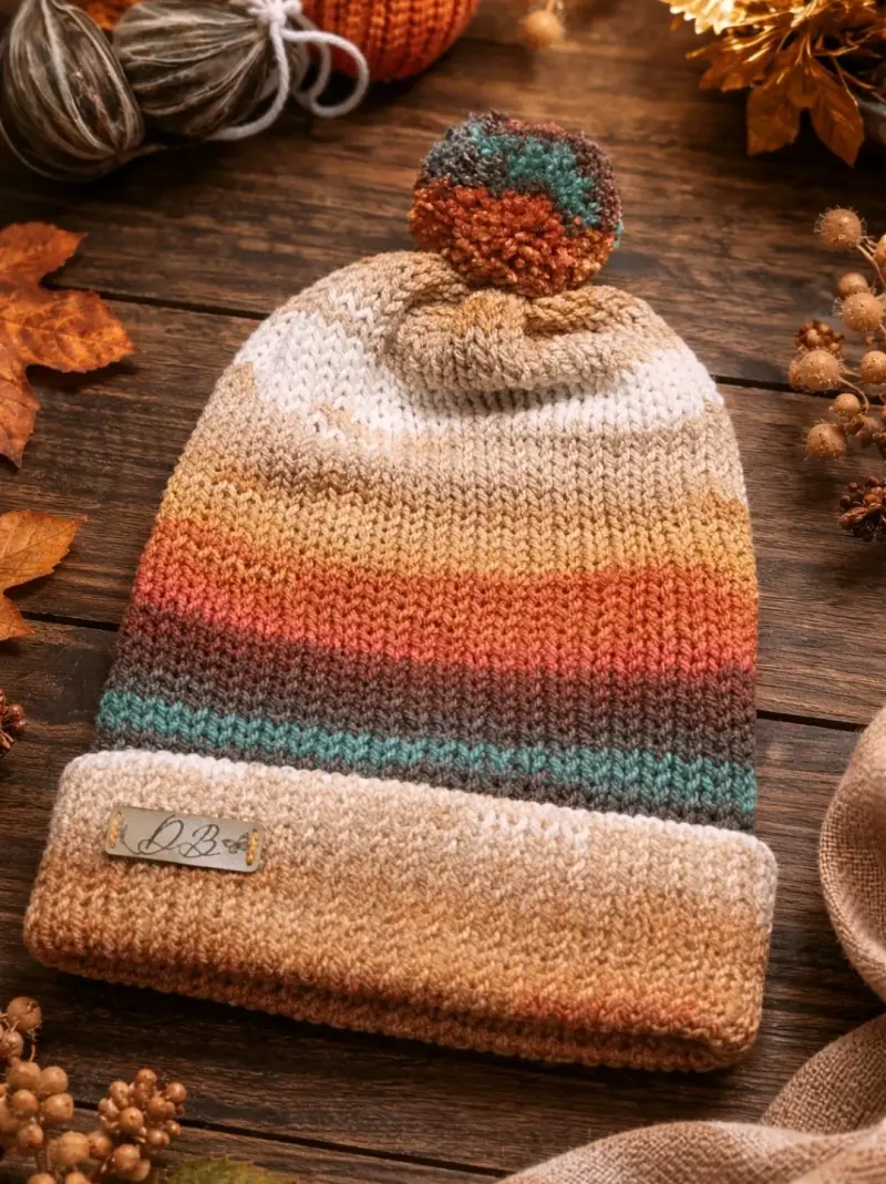 Gorro de lana multicolor - 2