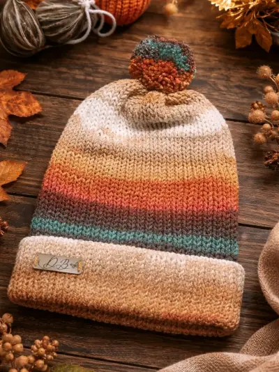 Gorro de lana multicolor - miniatura 2