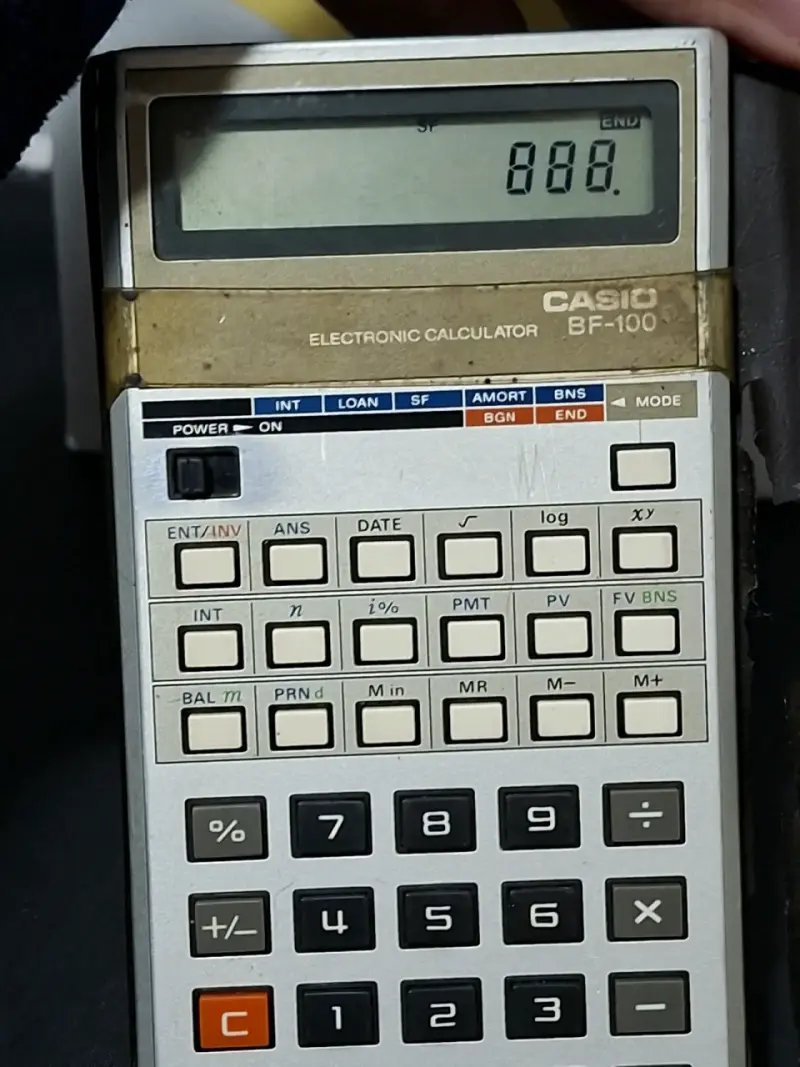 Calculadora científica Casio BF-100 - 4