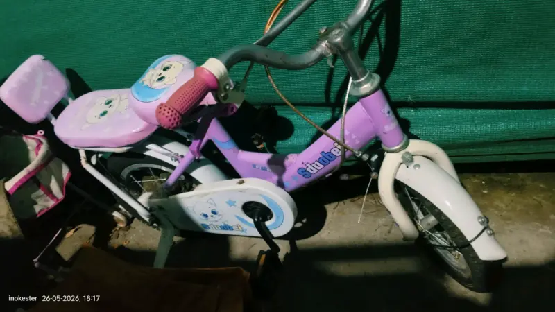 Bicicleta infantil rosa
