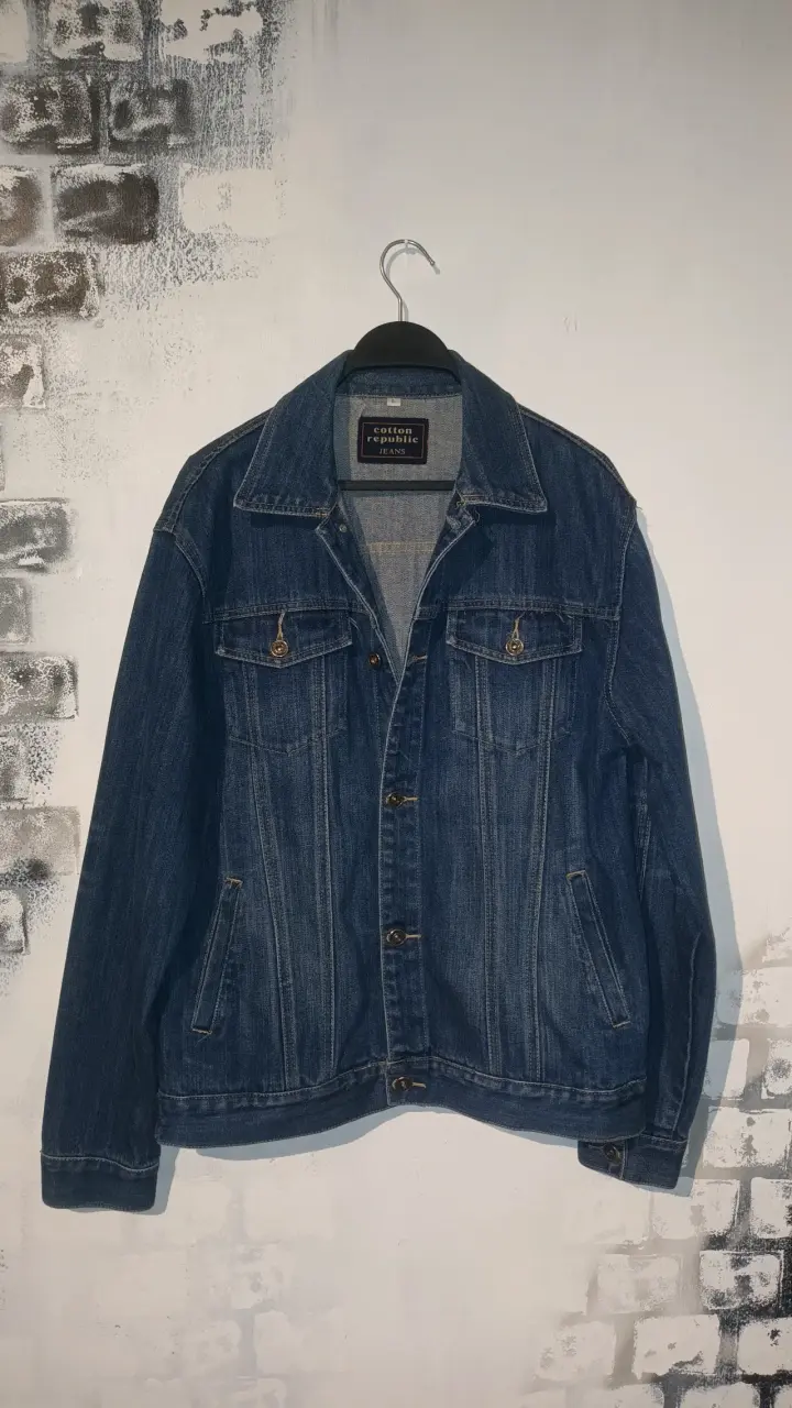 Chaqueta de mezclilla azul - 1
