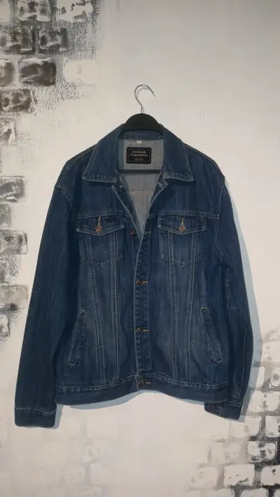 Chaqueta de mezclilla azul - miniatura 1