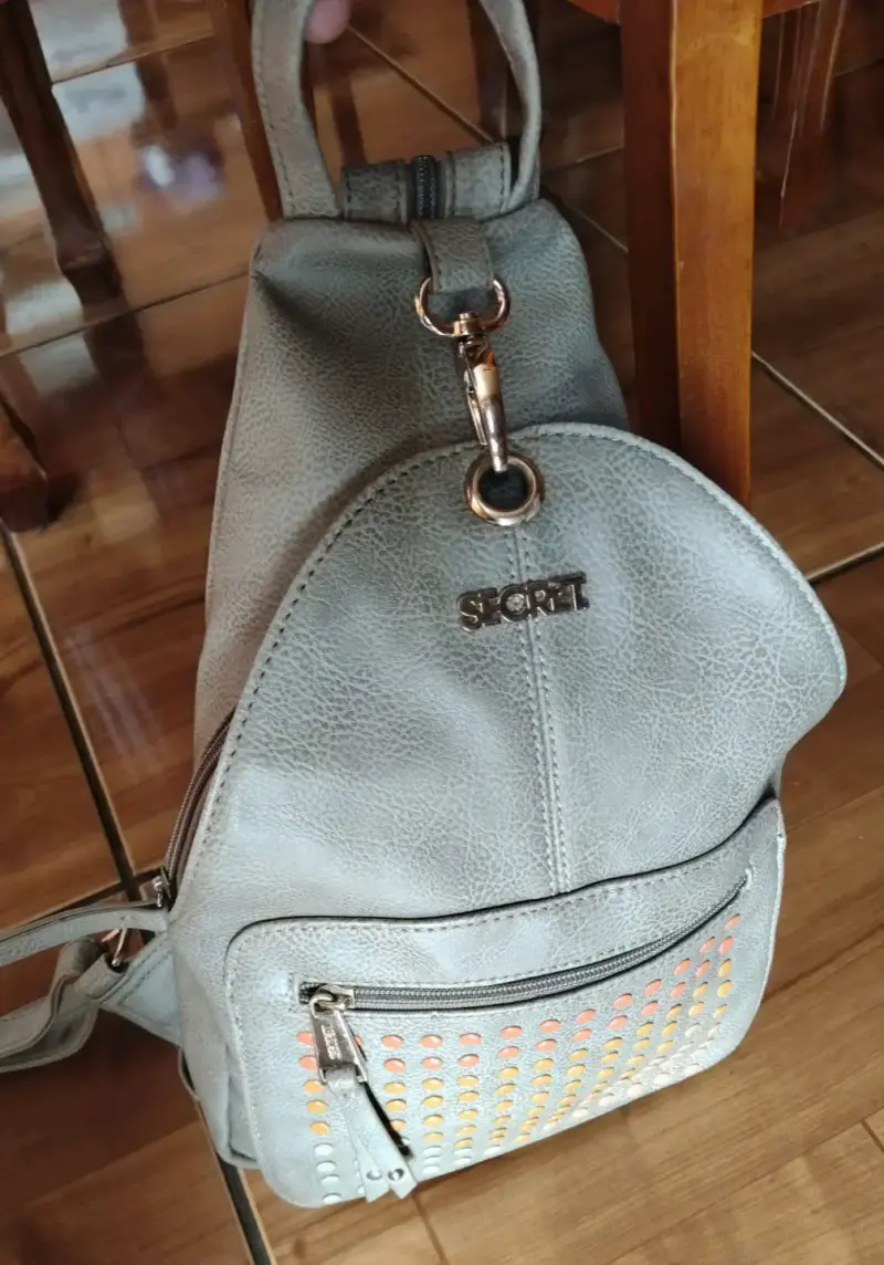 Mochila gris Secret elegante