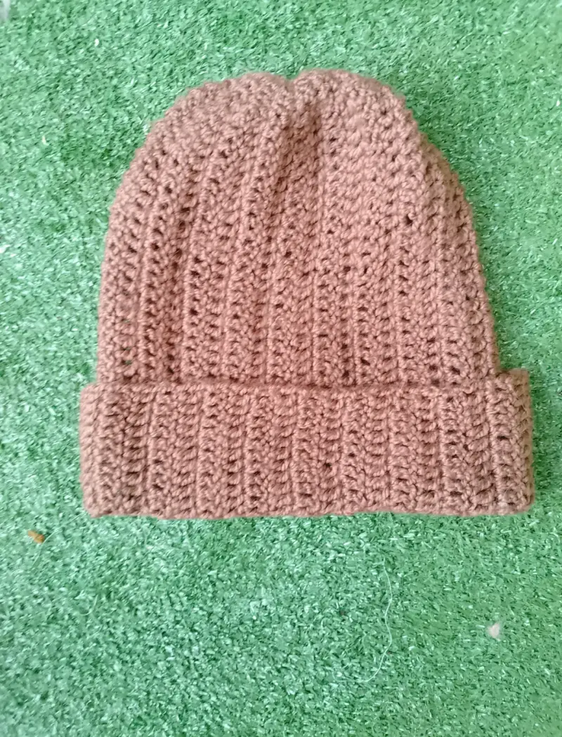 Gorro tejido amarillo - 3
