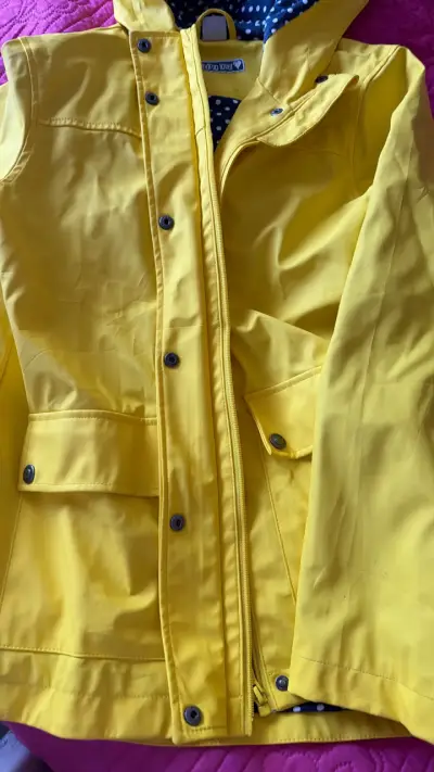 Chaqueta impermeable amarilla - miniatura 2