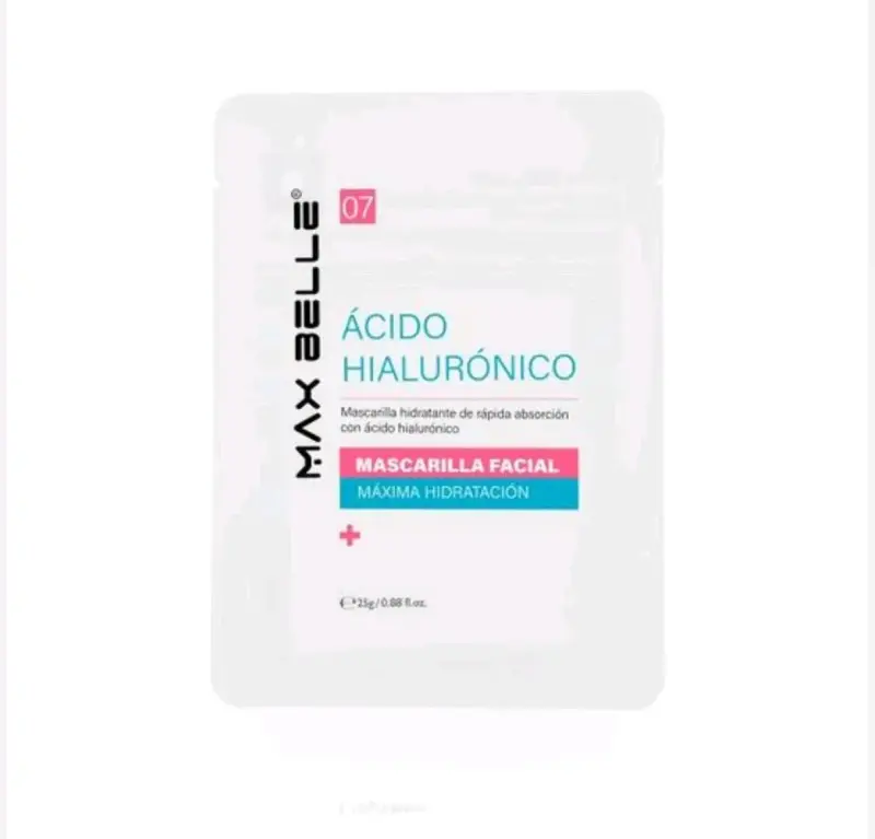Mascarilla facial ácido hialurónico