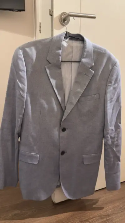 Blazer Azul Claro Elegante - miniatura 1