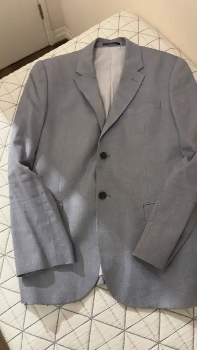 Blazer Azul Claro Elegante - miniatura 2