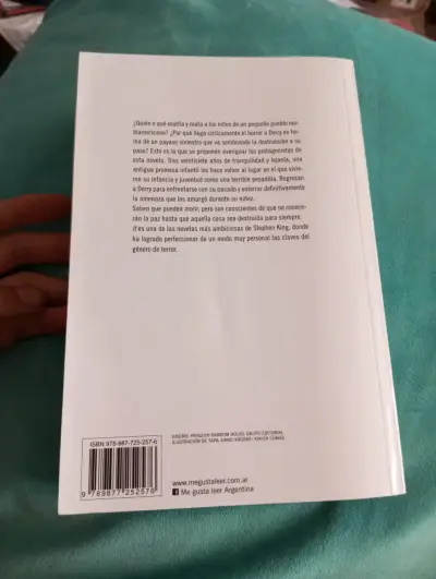 Libro IT (Eso) - Stephen King (Edición Debolsillo) - miniatura 3
