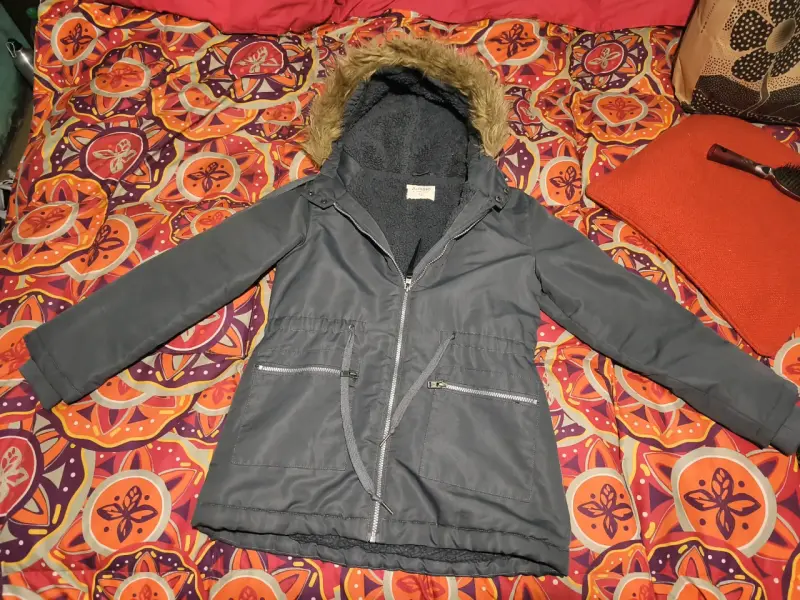 Chaqueta niña gris marca Ausie - 1