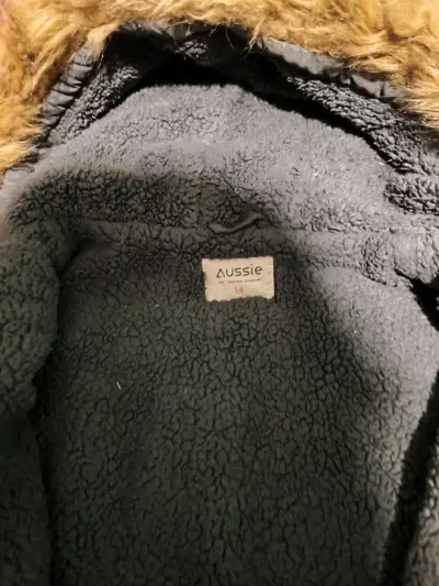 Chaqueta niña gris marca Ausie - miniatura 2