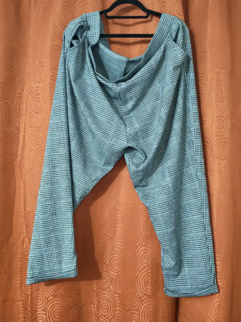 Pantalones a cuadros estilo casual - 1