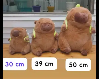 Peluches de capibara variados - miniatura 1