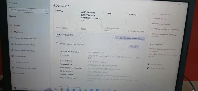 Notebook Dell 15 pulgadas - 3