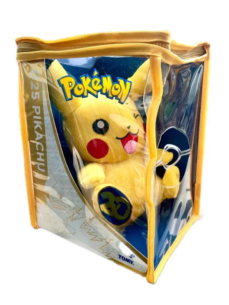 PELUCHE PIKACHU POKÉMON GUIÑO 20TH TOMY - 1