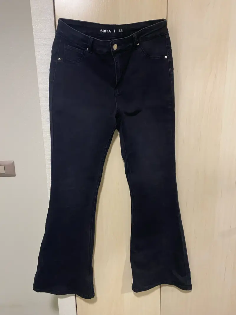 FLARE JEANS NEGRO 44 - 1